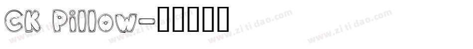CK Pillow字体转换